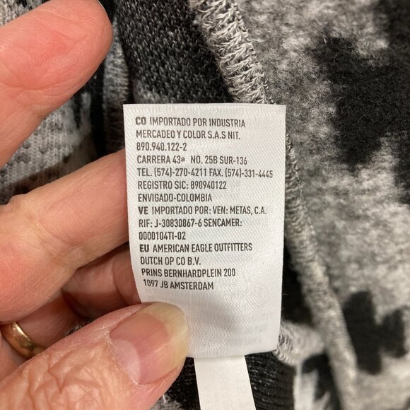 American Eagle Open Cardigan Wrap, Size Medium, Southwestern Aztec‎ Geometric - Picture 11 of 11